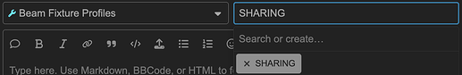 SHARING tag